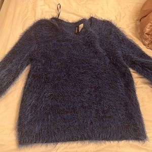 Fuzzy Blue sweater